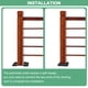thumbnail image 4 of Uxcell 4-Pack Cubierta de Base de Poste, Se Ajusta a Poste de 1.18"x 1.18" Tipo Dividido para Barandilla de Hierro/Madera para Interiores/Exteriores/Postes/Vallas/Escaleras/Patios [Negro], 4 of 7