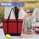 thumbnail image 5 of Bolsa térmica para picnic para 4 personas con compartimento antifugas, correa de hombro extraíble y material impermeable duradero para salidas familiares al aire libre y viajes a la playa., 5 of 7