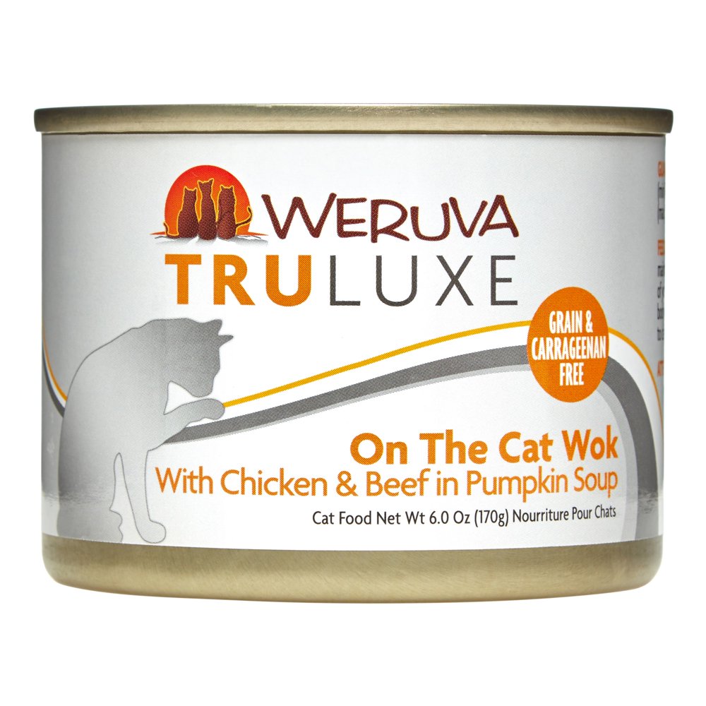 (24 Pack) Weruva TruLuxe On The Cat Wok with Chicken & Beef in Pumpkin
