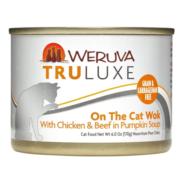 (24 Pack) Weruva TruLuxe On The Cat Wok with Chicken & Beef in Pumpkin