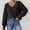 Black Sweater for Winter, variant on XPMWRP Women's Solid Color Long Sleeve Knit Pullover Ribbed Sweaters V Neck Oversized Loose Casual Cozy Soft Slouchy Sweater Tops Black L