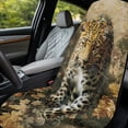 thumbnail image 3 of Xixirimido Car Seat Cover Front Seat Sweat Towel Bucket Seat Covers for Cars SUV Trucks for Gym Workout Running Swimming Beach Hiking, Leopard Forest Camo, 3 of 8
