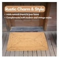 thumbnail image 5 of Handwoven Jute Braided Rug Rectangular Rustic Farmhouse Reversible Eco Friendly Carpet_2'6"X16', 5 of 5