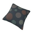 thumbnail image 3 of YFYANG Square Decorative Throw Pillow Case (Without Pillow Insert), Grey Line Circle Pattern Bedroom Sofa Car Cushion Cover, 20"x20", 3 of 9