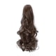 thumbnail image 2 of Clip de extensión de cola de caballo rizado largo de 18 "en cola de caballo para mujeres marrón, 2 of 4