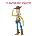 thumbnail image 4 of Disney Pixar Toy Story Large Woody Action Figure, Collectible Toy in 12-inch Scale, 4 of 7