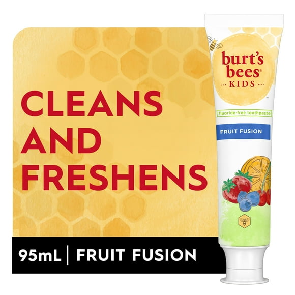 Burt's Bees Kid's Toothpaste, Fluoride Free, Fruit Fusion95ml