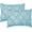 Aqua, variant on Elegant Comfort Pinch Pleat 2-Piece Sham Set, Microfiber, Pleated Standard/Queen, Light Pink
