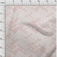 thumbnail image 3 of oneOone Cotton Flex Light Pink Fabric Geometric Quilting Supplies Print Sewing Fabric By The Yard 40 Inch Wide, 3 of 4