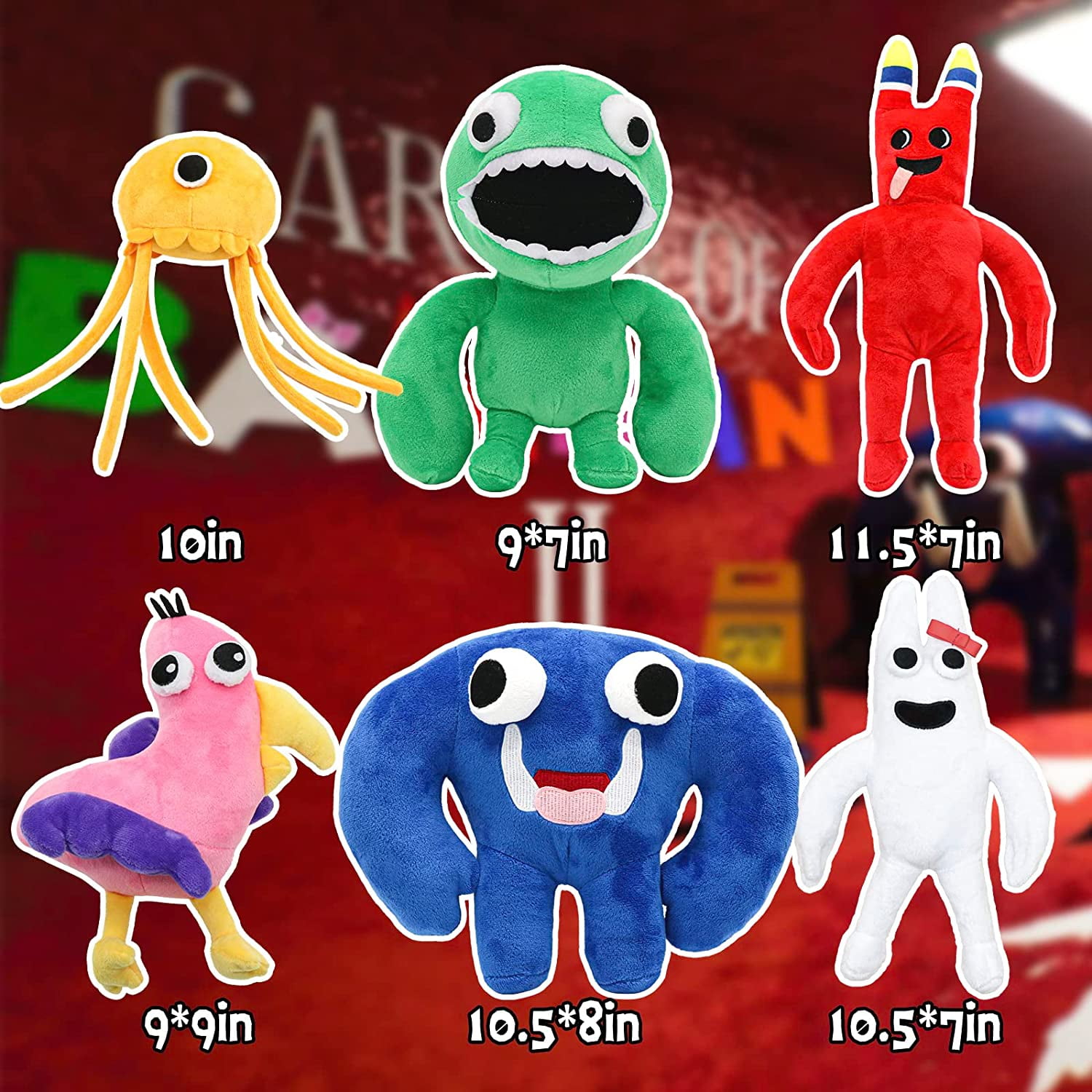 2023 Monster Horror Game Garten Of Banban Plush, 9.8 Jumbo Josh pelúcia  brinquedo para os fãs presente, boneca de figura de animal de pelúcia macia