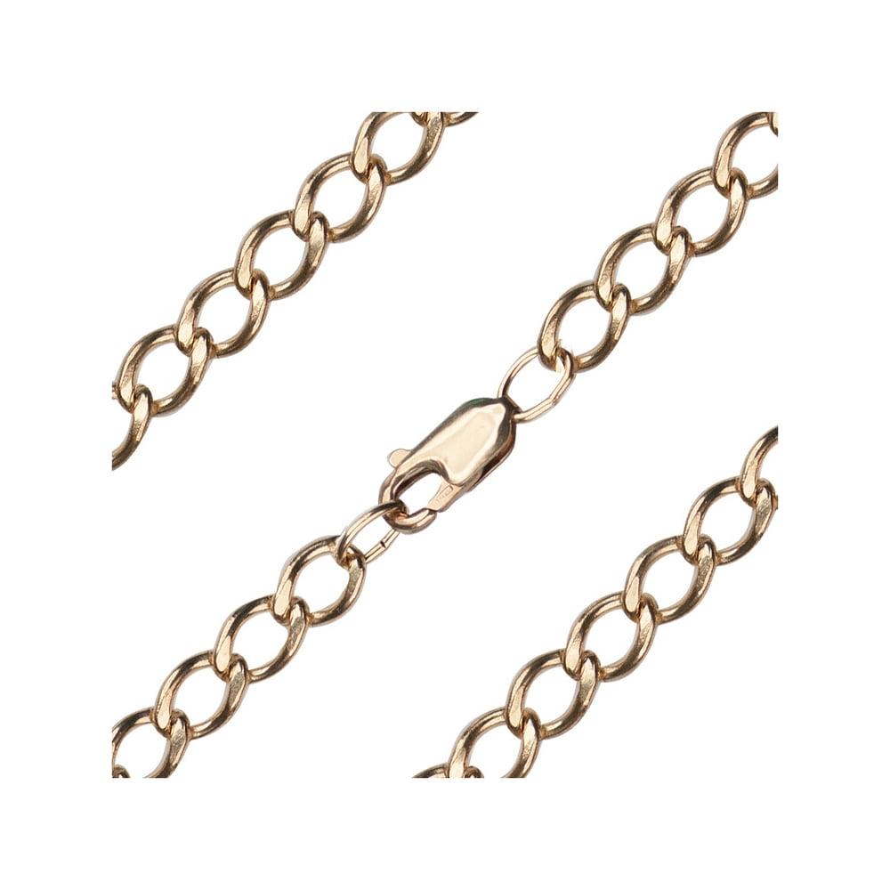 Bonyak Jewelry - 24 inch 14kt Gold Filled Heavy Open Curb Chain ...