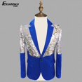 thumbnail image 1 of Vestido de actuación de hombre White Men, Maestro de ceremonias, tendencia de personalidad, traje, coro masculino, traje, vestido de escenario esquí esquí Gafas de esquí, 1 of 4