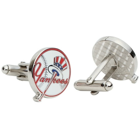 - New York Yankees Team Logo Bat Cufflinks - No Size