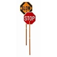 thumbnail image 2 of Traffic Paddle Sign, 2-Sided Stop/Slow, Engineer Reflective, 24 in HxW, Pole Mounted, 81 in Handle(03-822P), 2 of 2