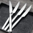 thumbnail image 4 of Shiyou Couteaux à Steak Dentelés en Acier Inoxydable 6 Pcs, Couteau de Table, 4 of 4