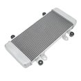 thumbnail image 1 of Motorcycle Radiator Cooling Water , Motorcycle Radiator Cooler Assembly Great Efficiency Aluminum  For DIY Silver, 1 of 8