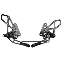 Vortex Black 2.0 Aluminum Motorcycle Rearsets (RS532K)
