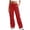 Red, variant on cocolona Womens Cargo Sweatpants Wide Leg Baggy Sweat Pants Multi-Pocket Cargo Pants Fashion Solid Color Lounge Trousers
