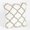 Pewter, variant on Moroccan Design Throw Pillow, Down Filler Included, 18-inch Square (pewter)