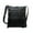 Black, variant on Ladies Fashion Solid Color Soft Leather Large Capacity Adjustable Shoulder Belt Zipper Versatile Shoulder Messenger Bag Handbag for Women