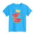 thumbnail image 4 of Junlike Cute Summer Tops for Girls 2 to 14 Years Old Crew Neck Print Comfortable T Shirt Top, 4 of 4