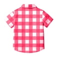 thumbnail image 6 of Piuwrlz Kids Button polo Shirts 10 Years Boys School Uniform Shirt Pocket Fashionable Shirt polo Shirts Hot Pink Size 10 Years, 6 of 8