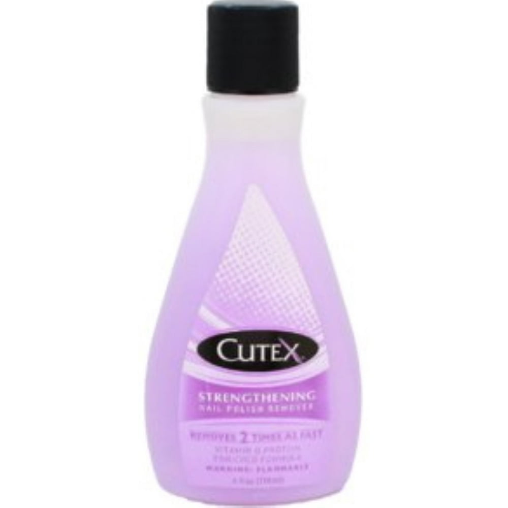 6 Pack Cutex Nail Polish Remover, Strengthening 4 oz