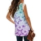 thumbnail image 5 of Tops de moda para mujer, sin mangas, informales, estampados, básicos, sin mangas, chaleco de encaje Fridja  qr5959, 5 of 6