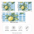 thumbnail image 2 of Yayeee Pillowcase King Size Set of 2 Satin Wrinkle Resistant Pillow Case, Cartoon Plaid Lemon, 2 of 7