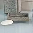 thumbnail image 3 of NuSteel RUS3H Rustic Stone Antique Soap Dish, 3 of 4