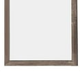 thumbnail image 4 of Benjara BM219990 Transitional Square Shape Wooden Frame Mirror with Textured Details, Brown, 4 of 5
