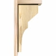 thumbnail image 3 of 6"W x 8"D x 16"H Monterey Rough Sawn Corbel w/Backplate, Douglas Fir, 3 of 9