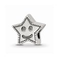 thumbnail image 1 of 925 Sterling Silver Reflections Kids Smiley Star Bead; for Adults and Teens; for Women and Men, 1 of 1