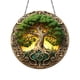 thumbnail image 1 of pstuiky Colgante decorativo redondo de acrílico con forma de árbol de la vida para ventana., 1 of 6