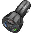 thumbnail image 1 of Car Charger Portable 3 USB Ports QC 3.0 Fast Charger For Mobile Phones, 1 of 5