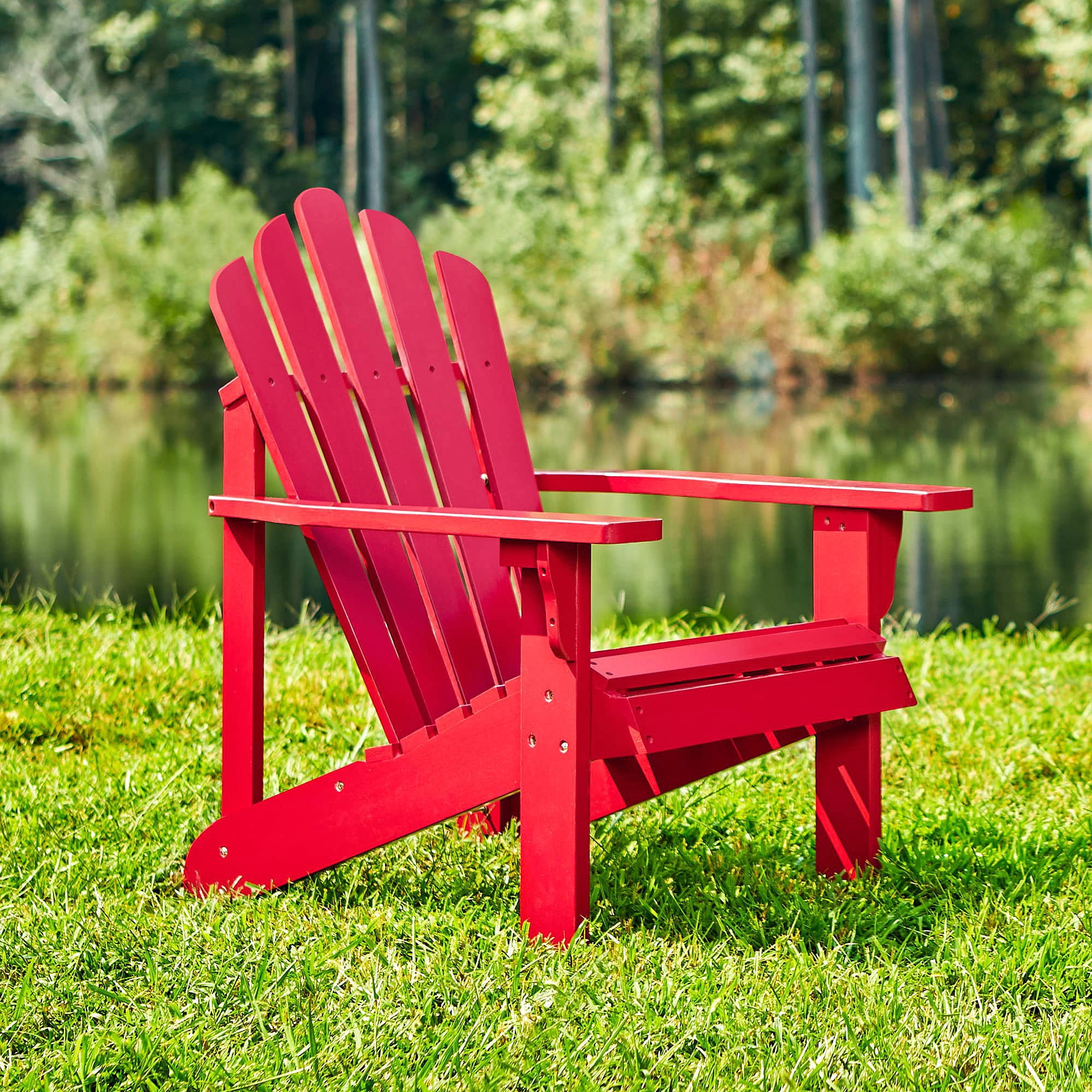 chili resin plastic adirondack chair