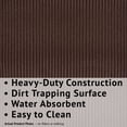 thumbnail image 3 of 31 in. Wide x Cut-to-Length – Non-Slip, All-Weather, Heavy-Duty Utility Runner Rug – Absorbent, Dirt-Trapping, Kid and Pet Safe for Entryways and High-Traffic Areas, Brown, 3 of 10