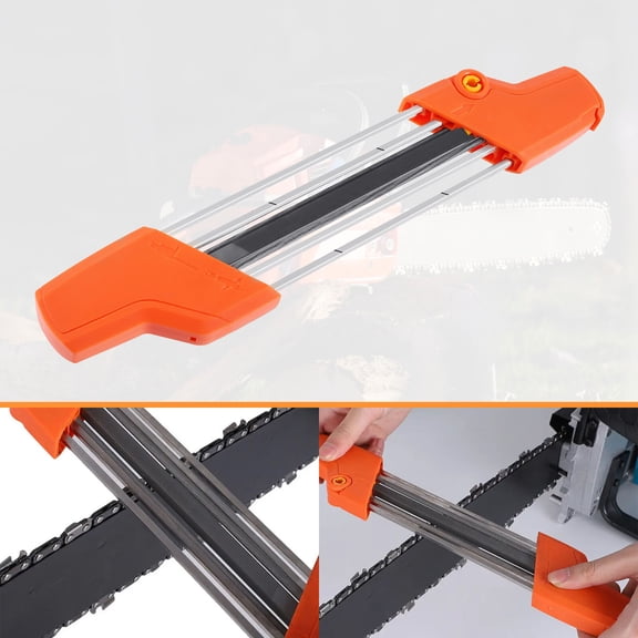 KayEsampra 2-in-1 Metal 3/8" Pitch Chain Chainsaw File Sharpener For Stihl Chainsaw - Professional Sharpening Tool
