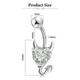 thumbnail image 3 of MesaSe Belly Rings Shiny Belly Button Ring Belly Button Piercing Surgical Steel Piercing Jewelry, 3 of 6