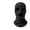 Black, variant on 3 Hole Full Face Hood,Solid Color Soft Fabric Winter Windproof Full Face Balaclava,Motorcycle Riding Ski Thermal Head Cover Hood Gray