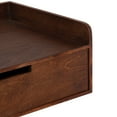 thumbnail image 5 of Kate And Laurel Wood Floating Shelf, 28 In x 12 In, Walnut Brown, 5 of 8