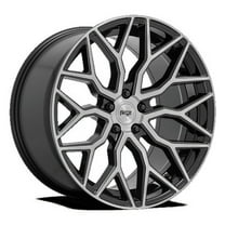 Niche M262 Mazzanti 20X10.5 5X112 40Et 72.7Cb Gloss Black Brushed Face Wheel