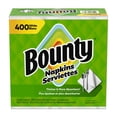 thumbnail image 1 of Bounty Paper Napkins, White, 1 Pack, 400 Sheets per Pack, 1 of 11