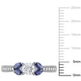 thumbnail image 2 of Everly Women's Sapphire 10K White Gold Engagement Ring, 2 of 7
