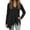 Black, variant on Women's Oversized Long Sweaters V Neck Long Sleeve Asymmetric Hem Loose Fit Casual Trendy Solid Tops Black L