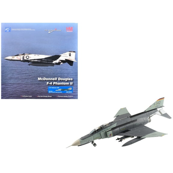 McDonnell Douglas F-4F Phantom II Fighter-Bomber Aircraft US Air Force "Air Power Series" 1/72 Diecast Model Hobby Master
