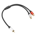 thumbnail image 3 of Câble Séparateur en Y Stéréo, Extension Multifonction 1RCA à 2RCA Plug and Play pour Récepteur AV, 3 of 8