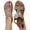 Brown, variant on Dakaela Womens Sandals Dressy Summer Comfortable Rhinestone Bohemian Flats Elastic Ankle Strap Walking Shoes for Wedding Vacation Pink,7