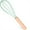 Green, variant on Trianu Silicone Whisk, Silicone Whisks with Wooden Handle, Whisks for Cooking, Heat Resistant Whisks for Non-Stick Cookware, Green