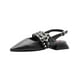 thumbnail image 5 of Balerina Flat Salamandra Estoperol Formal Broche Color Negro negro 25.5, 5 of 7